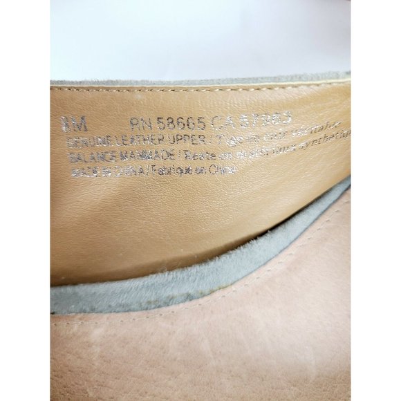 Halogen Women's Suede Gray Collapsible Back Slip On Flats Sz 8M EUC - Picture 9 of 9